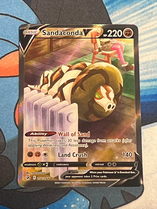 2021 Pokemon Sandaconda V - Ultra Rare Alt - #252