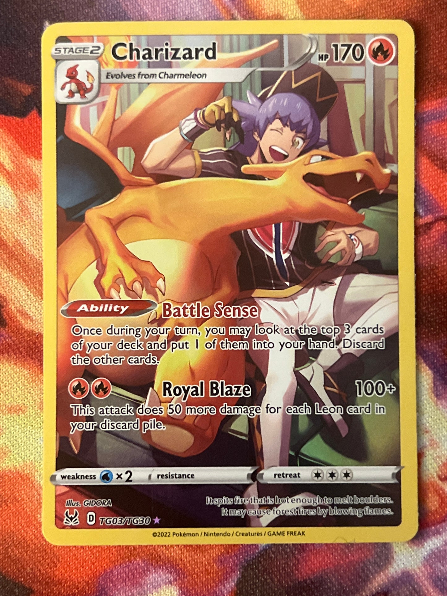 2022 Pokemon Charizard - Trainer Gallery - #TG03