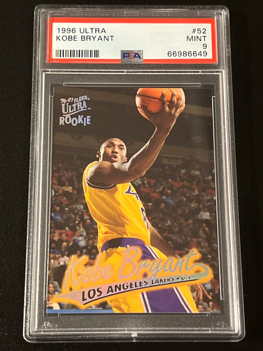 1996 Ultra - KOBE BRYANT - RC - #52 - PSA 9