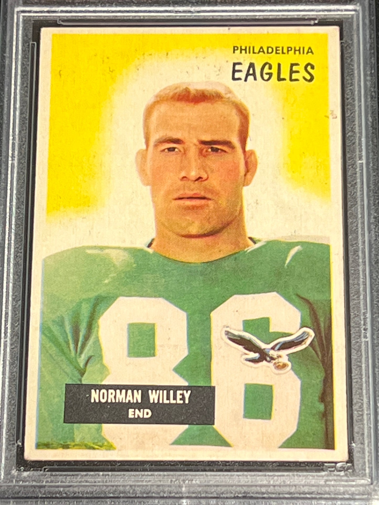 1955 Bowman NORM WILLEY - PSA 5