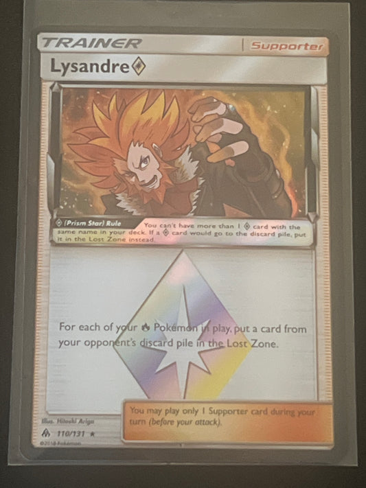 2018 Pokemon Trainer LYSANDRE - Holo - #110