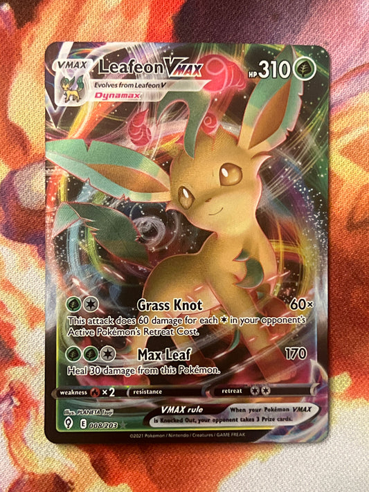 2022 Pokemon Leafeon Vmax - Ultra Rare - #8