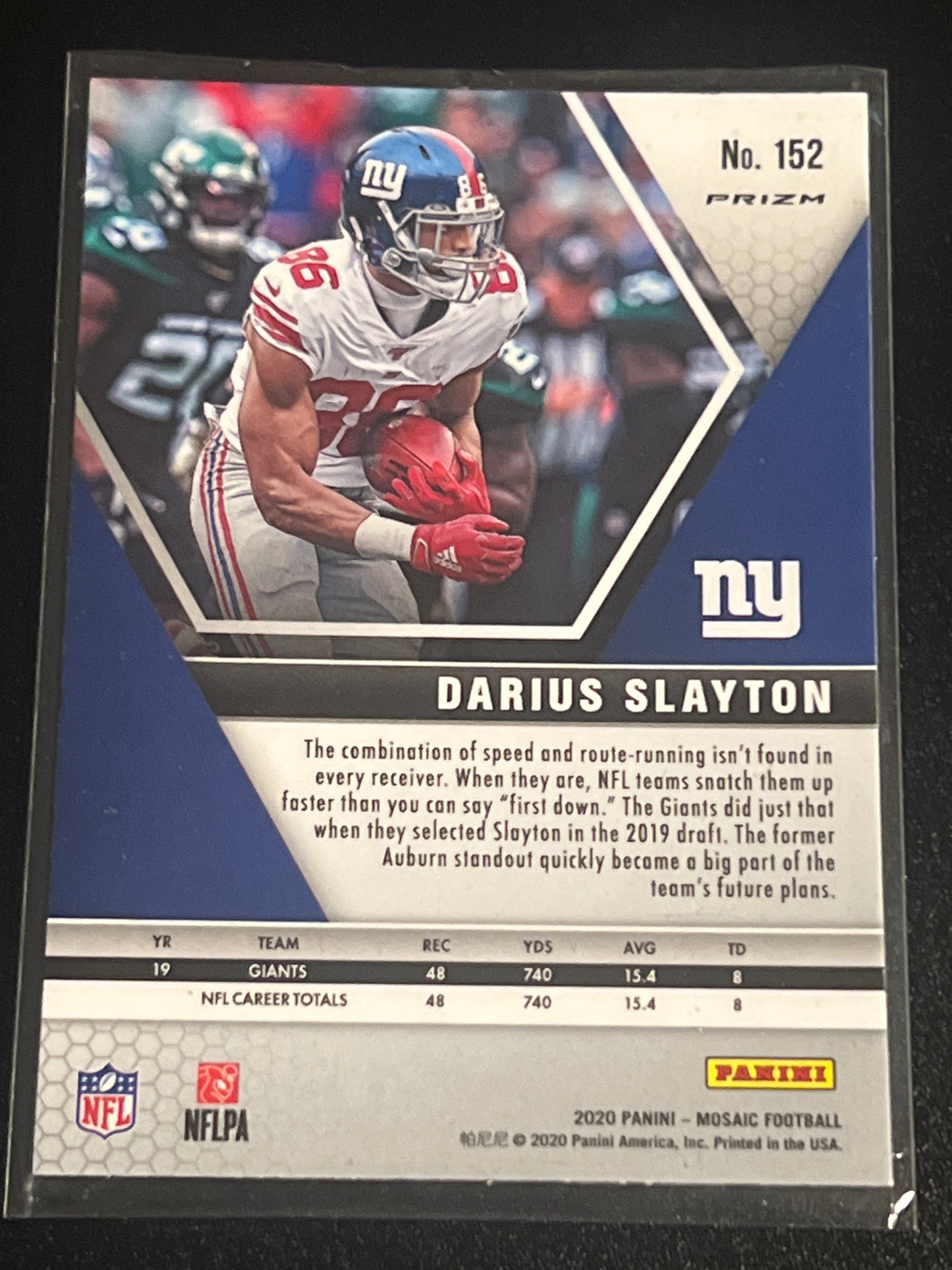 2020 Panini Mosaic DARIUS SLAYTON - #152