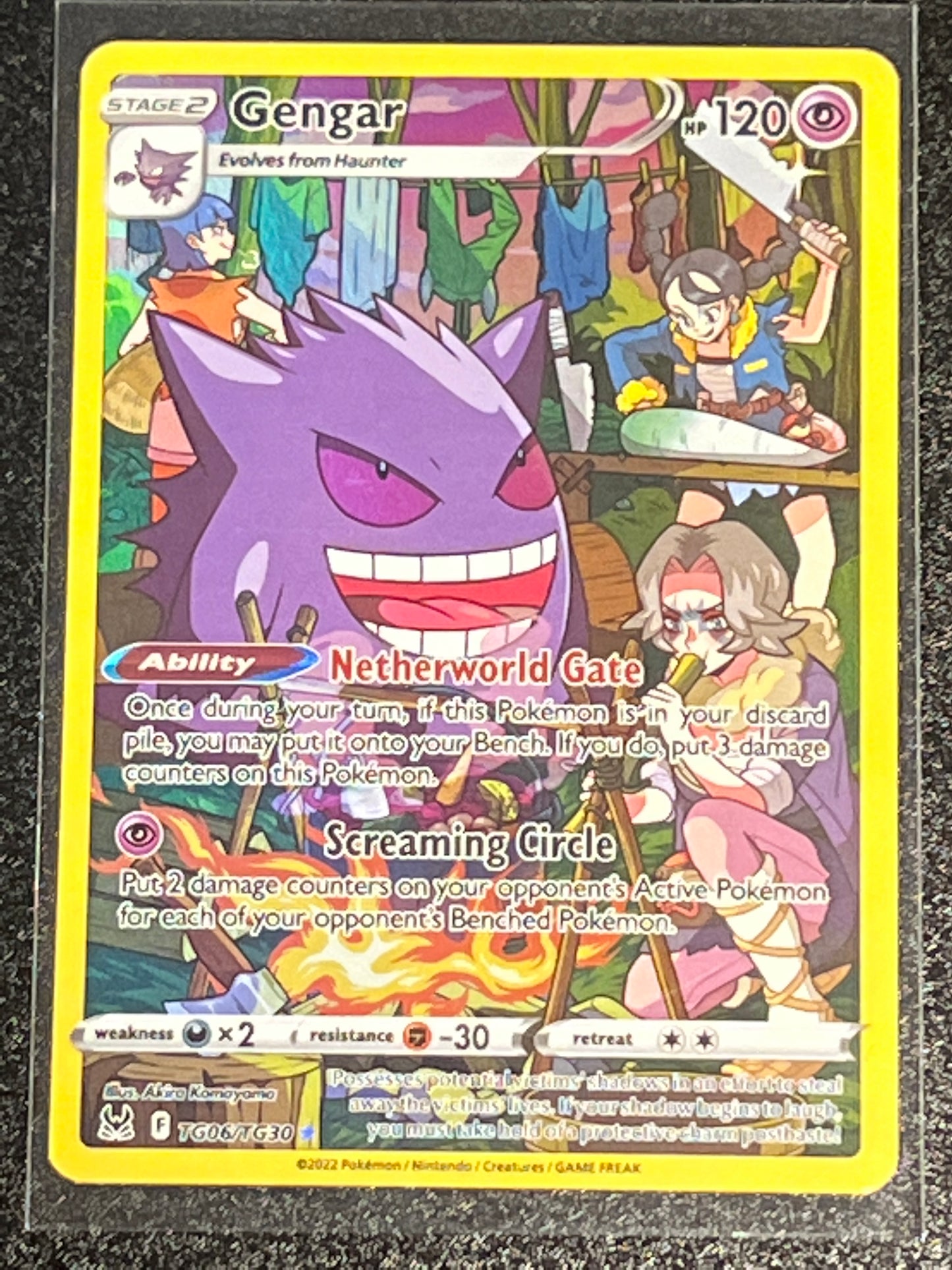 2022 Pokemon Gengar - Trainer Gallery - Ultra Rare - #TG06