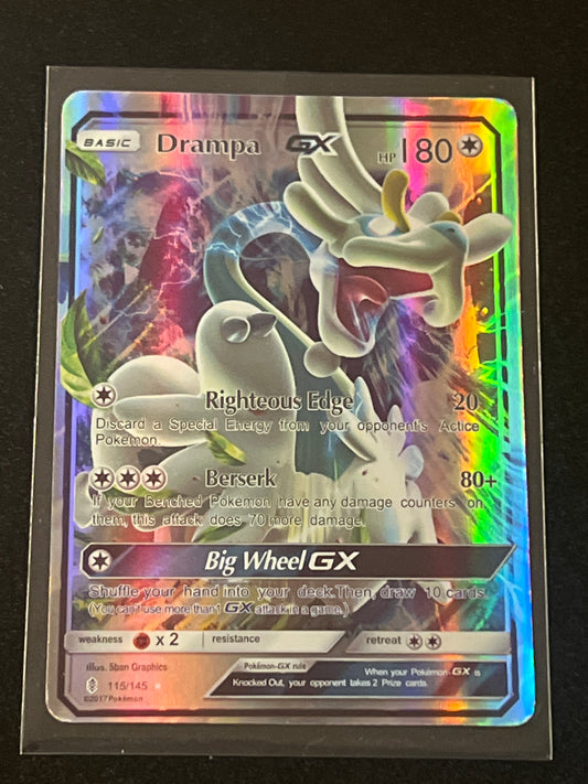 2017 Pokemon DRAMPA GX - Holo - #115