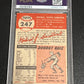 1953 Topps MIKE SANDLOCK - PSA 4 #247