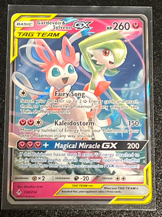 2019 Pokemon GARDEVIOR & SYLEON GX - Holo - #130