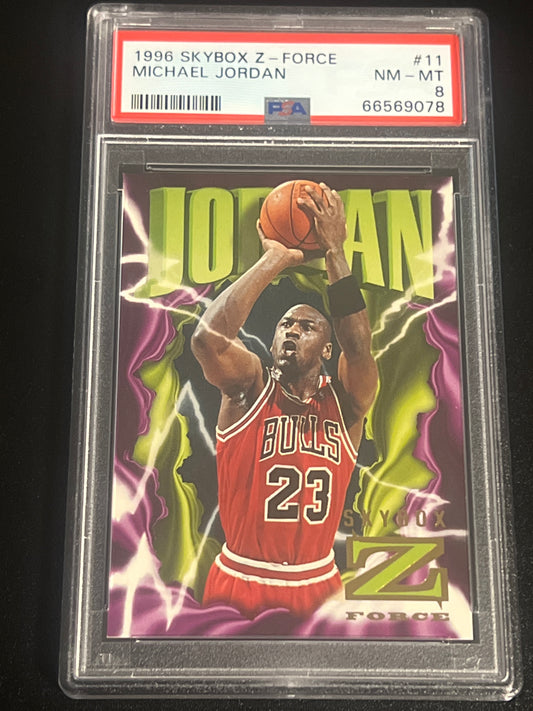 1996 Skybox Z - Force MICHAEL JORDAN - PSA 8 #11