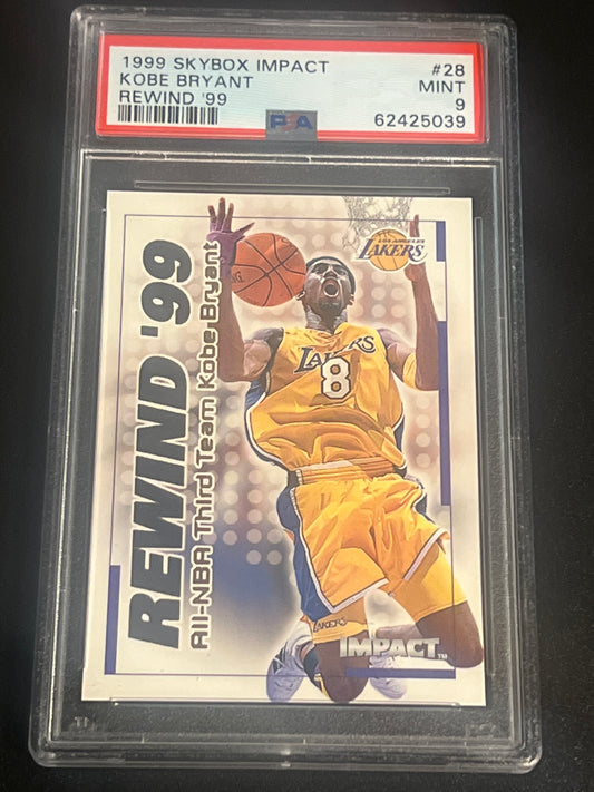 1999 Skybox KOBE BRYANT - PSA 9