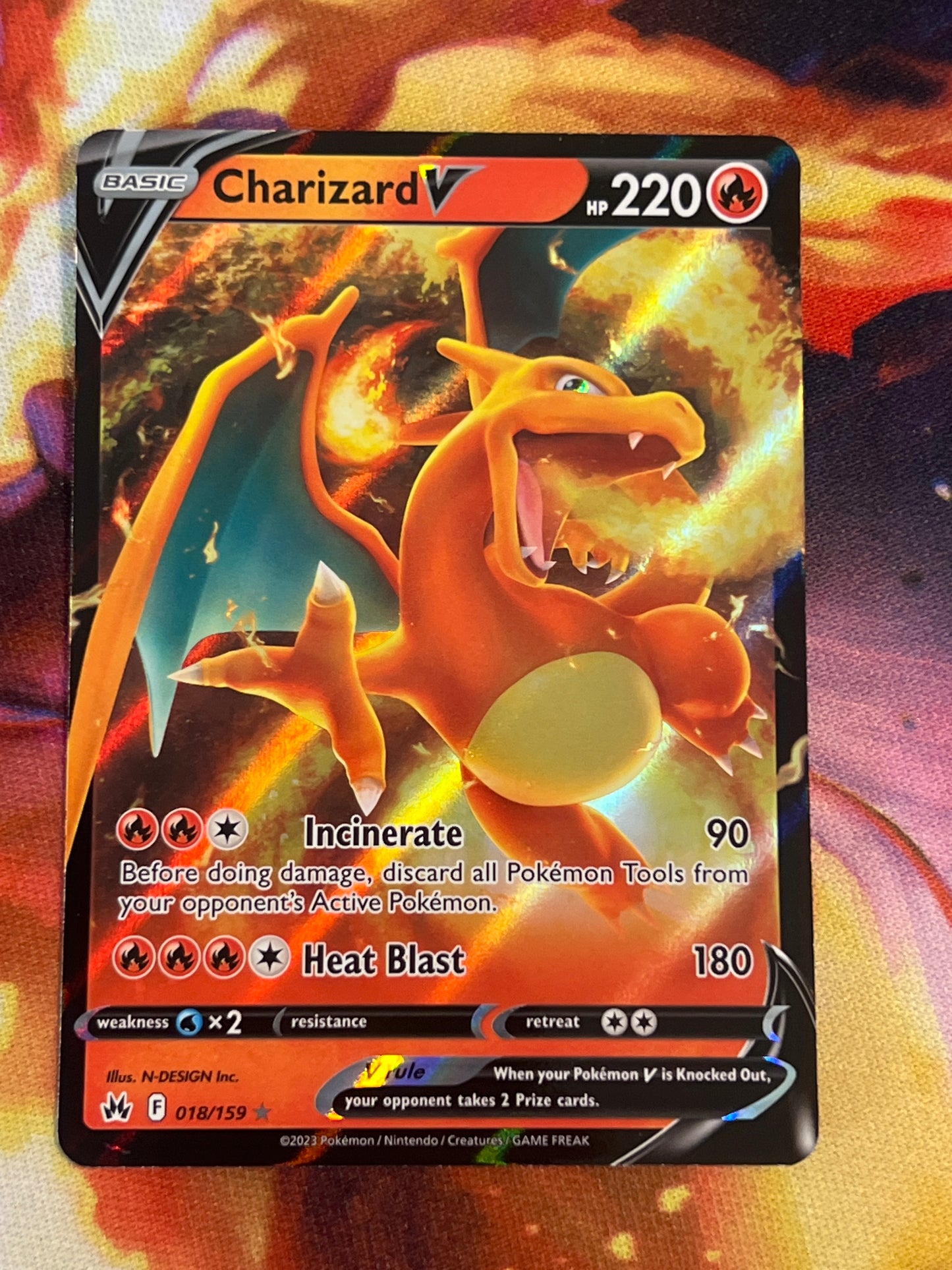 2023 Pokemon Charizard V -  Ultra Rare - #18