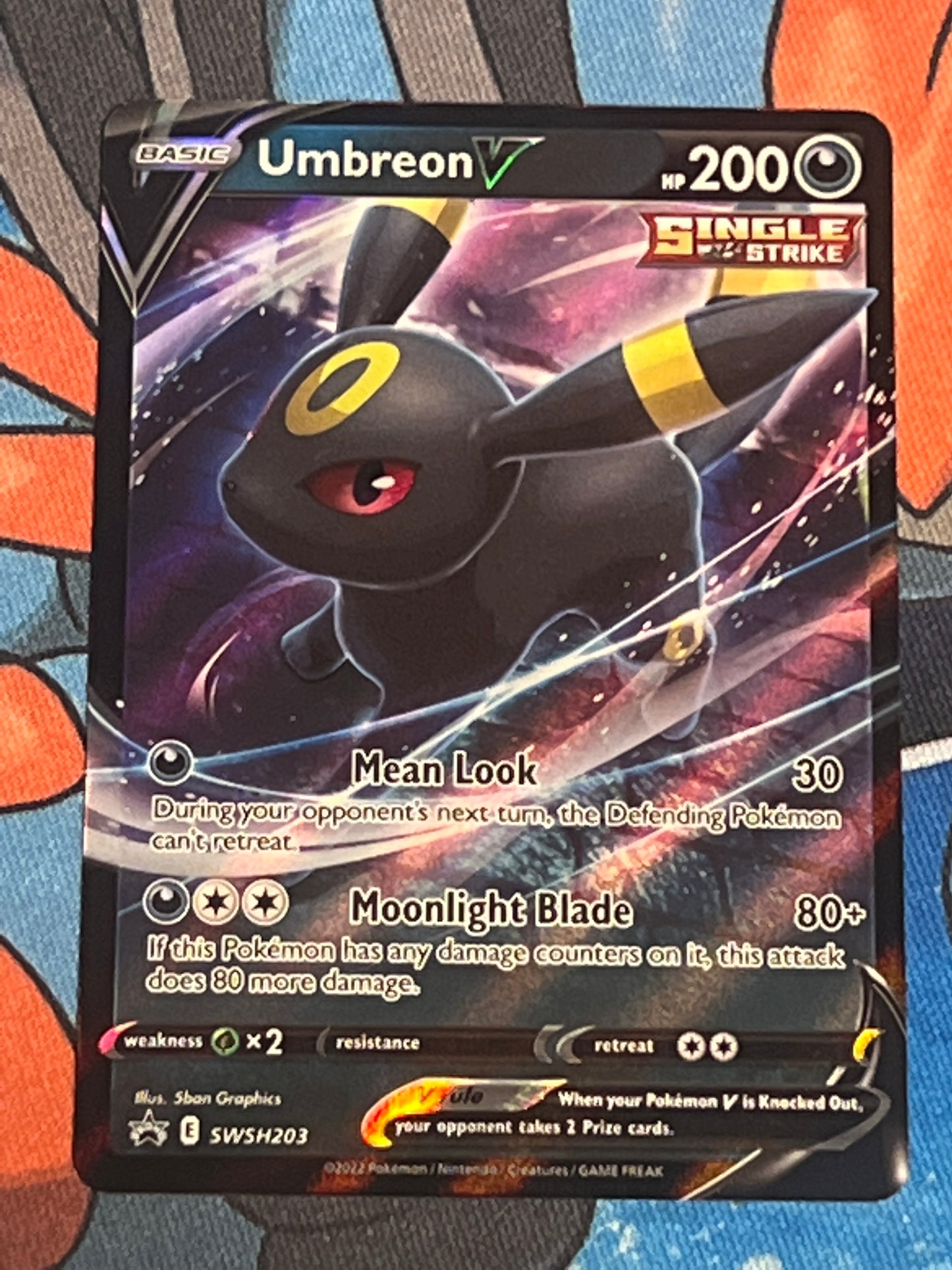 2022 Pokemon Umbreon V - Promo - #SWSH203