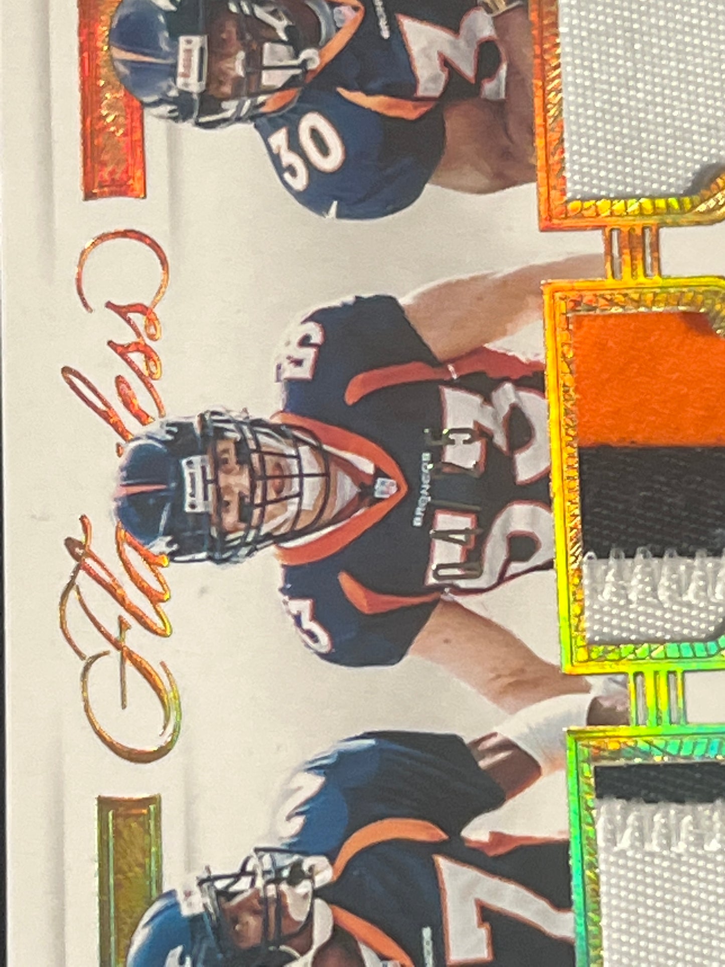 2021 Panini Flawless  ATWATER / ROMANOWSKI / DAVIS - Triple Patch - 04/25 - #TP11