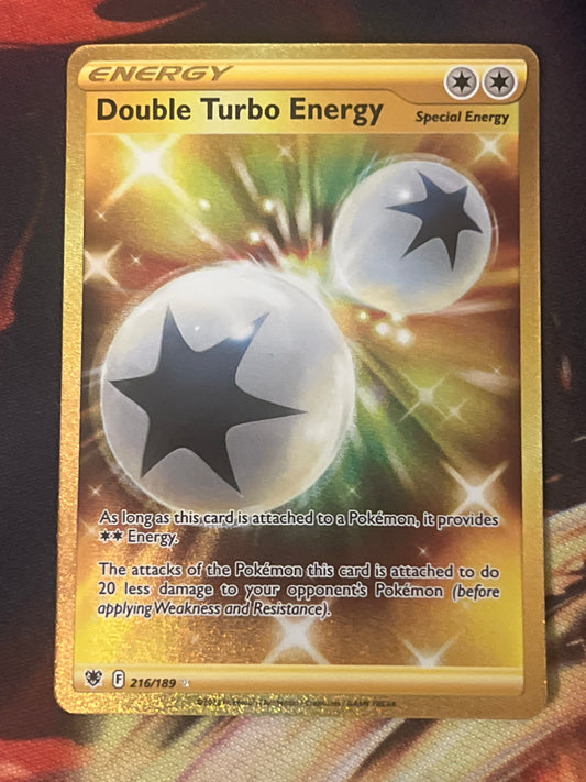 2022 Pokemon Double Turbo Energy - Secret Rare - #216