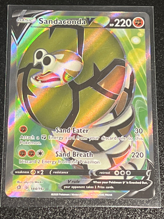 2020 Pokemon SANDACONDA V - Holo - #184