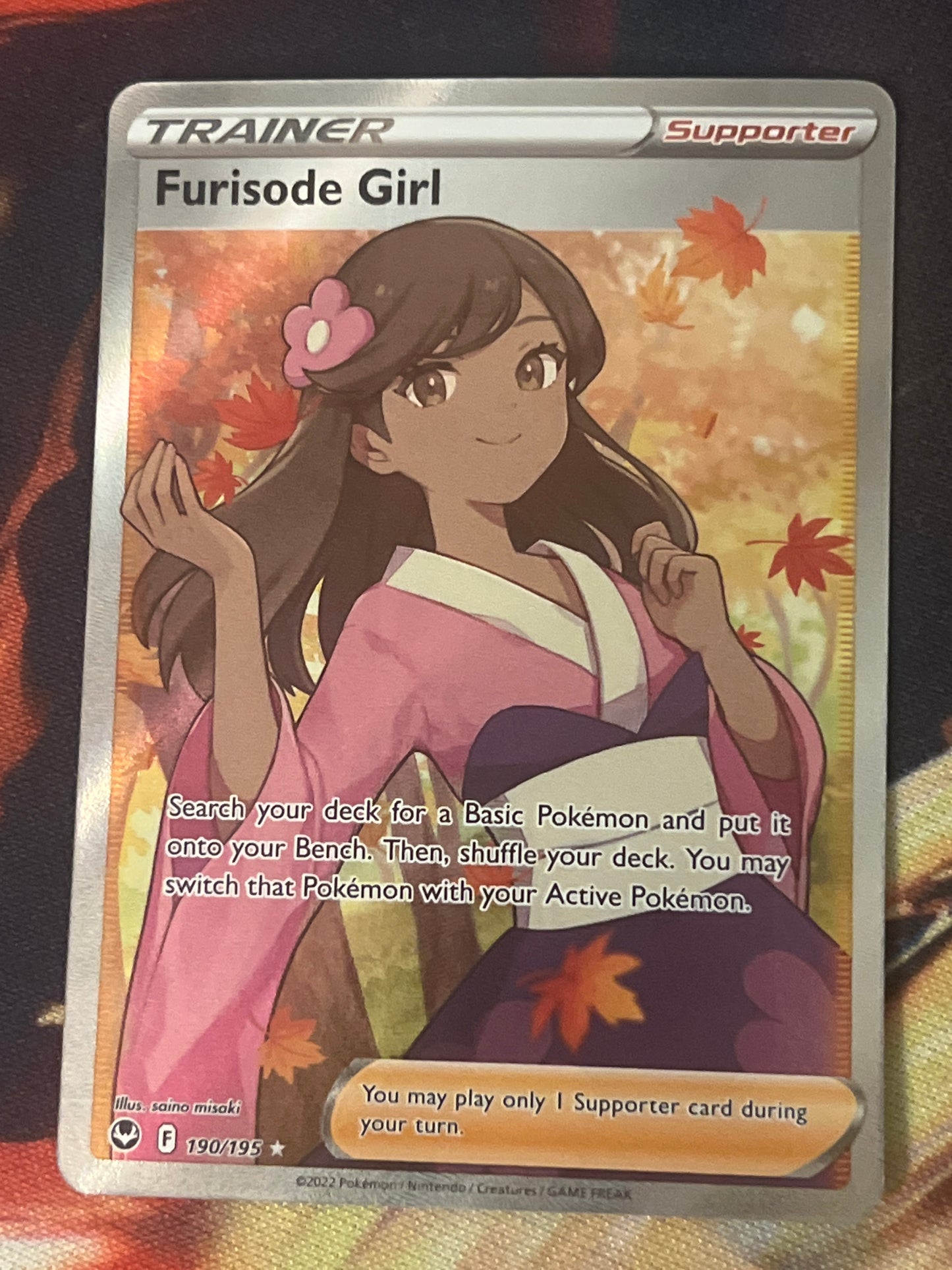 2022 Pokemon Furisode Girl - Trainer - Ultra Rare - Holo - #190