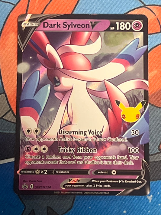 2021 Pokemon Dark Sylveon V - Black Star Promo - #SWSH134