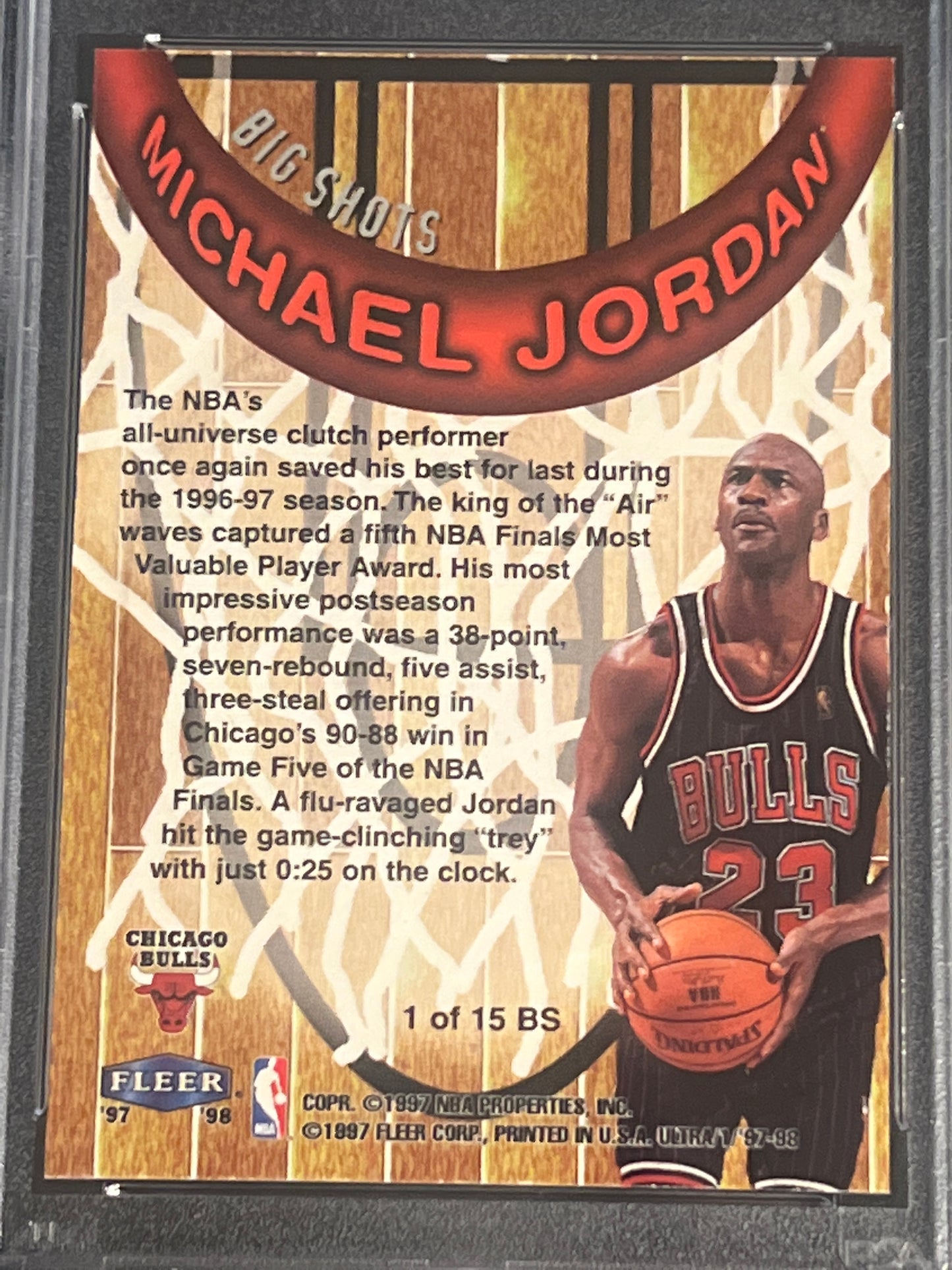 1997 Ultra MICHAEL JORDAN - PSA 8 #1