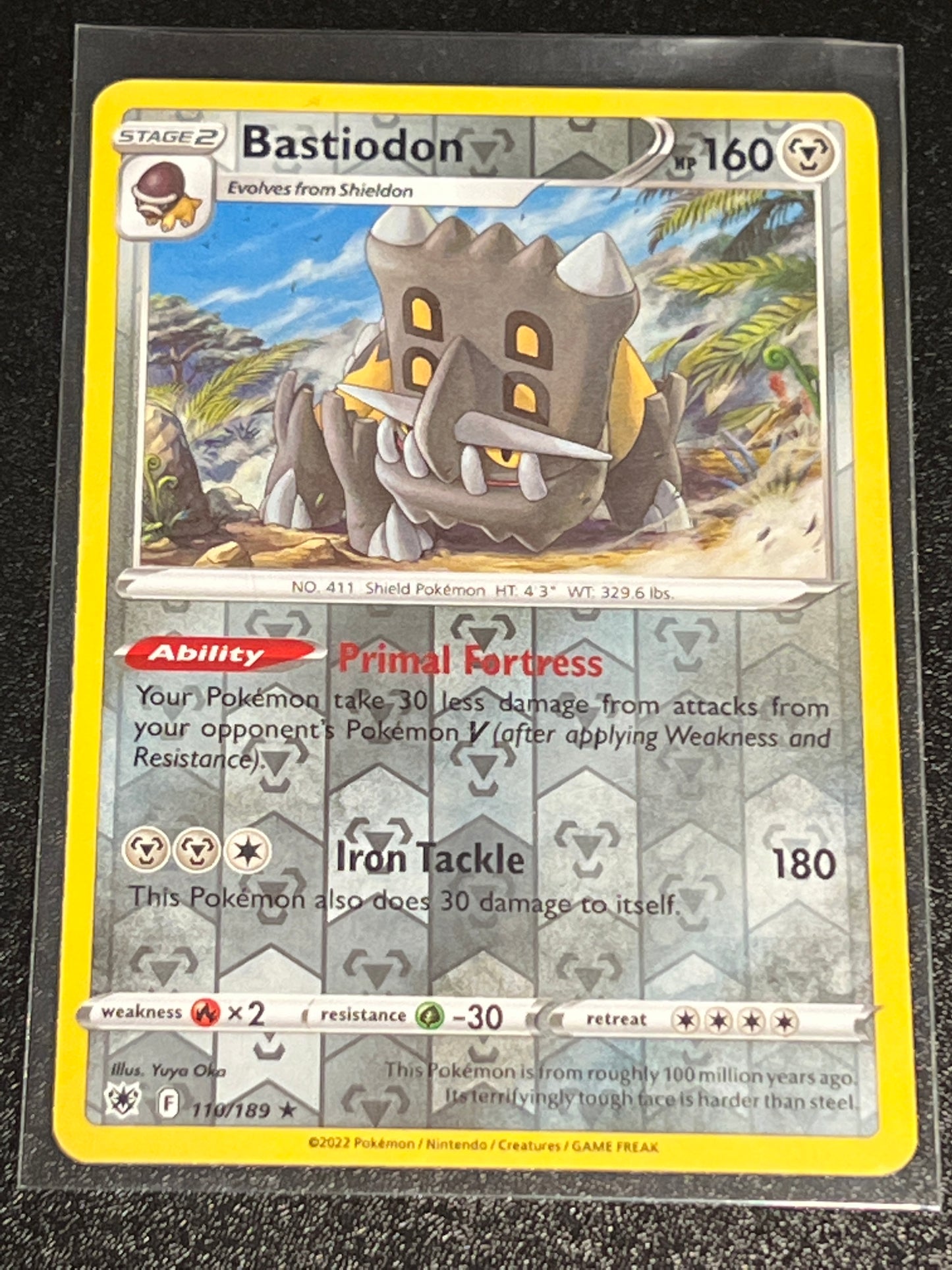 2022 Pokemon BASTIODON - Reverse Holo - #110