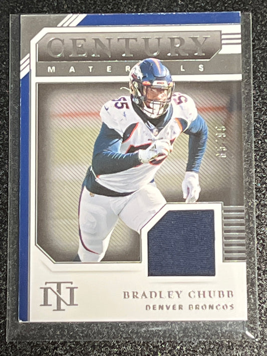 2020 Panini Nat. Treas. BRADLEY CHUBB - Patch Card - 85/99 - #CM-BC