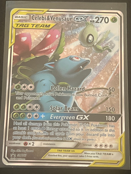 2019 Pokemon CELEBI & VENUSAUR GX - Holo - #SM167