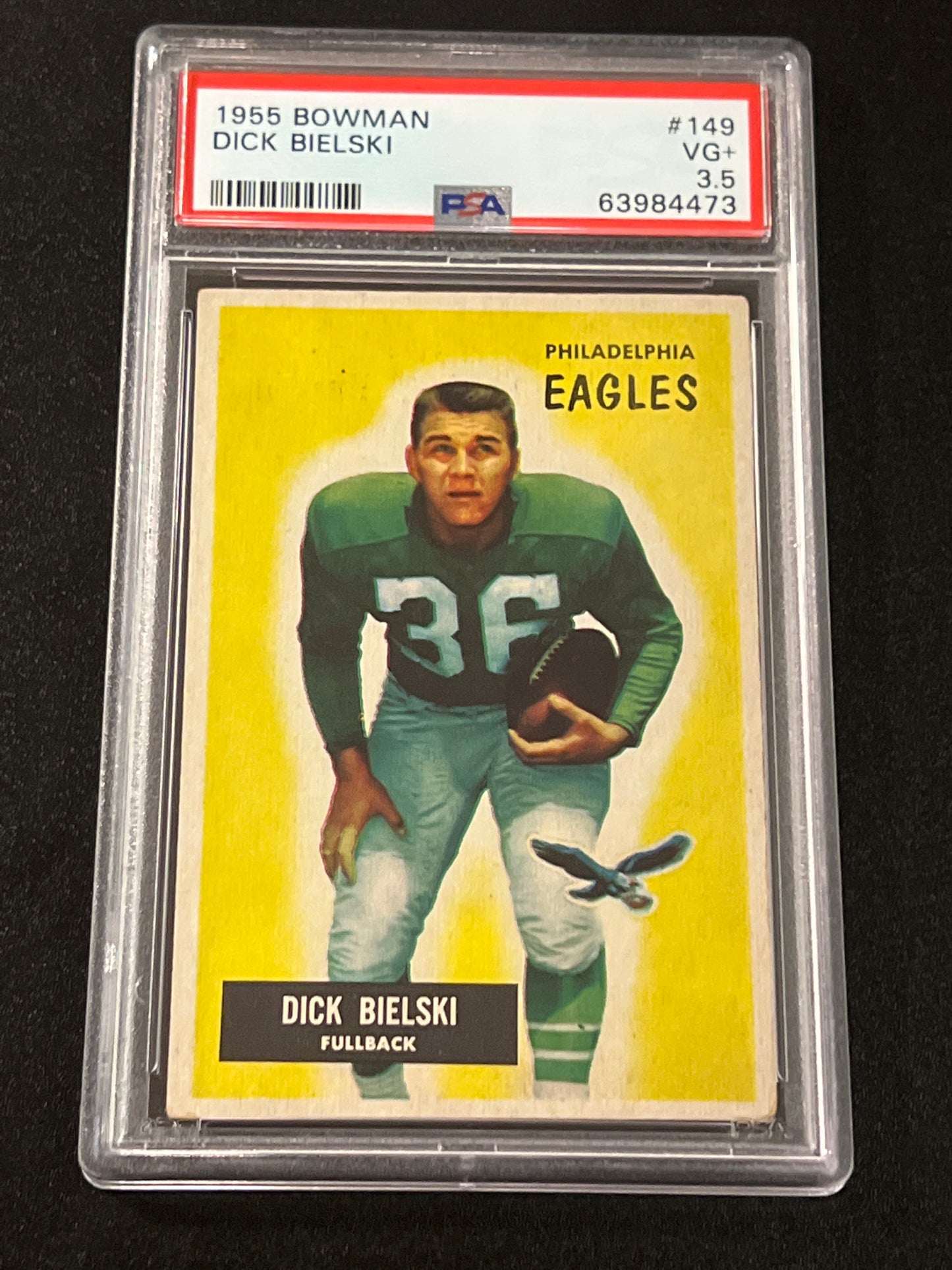 1955 Bowman DICK BIELSKI - PSA 3.5