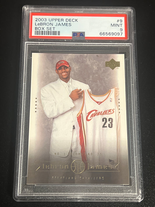 2003 Upper Deck LEBRON JAMES - PSA 9 #9