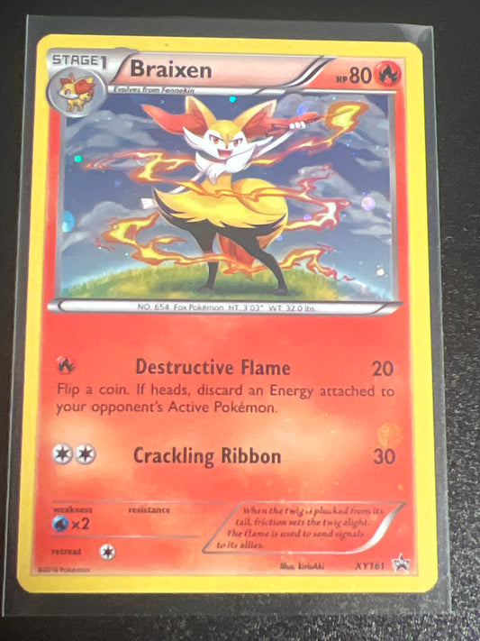 2016 Pokemon BRAIXEN - Holo - #XY161