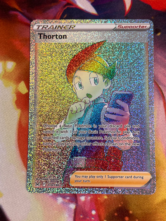 2022 Pokemon Thorton - Trainer - Rainbow Secret Rare - #210