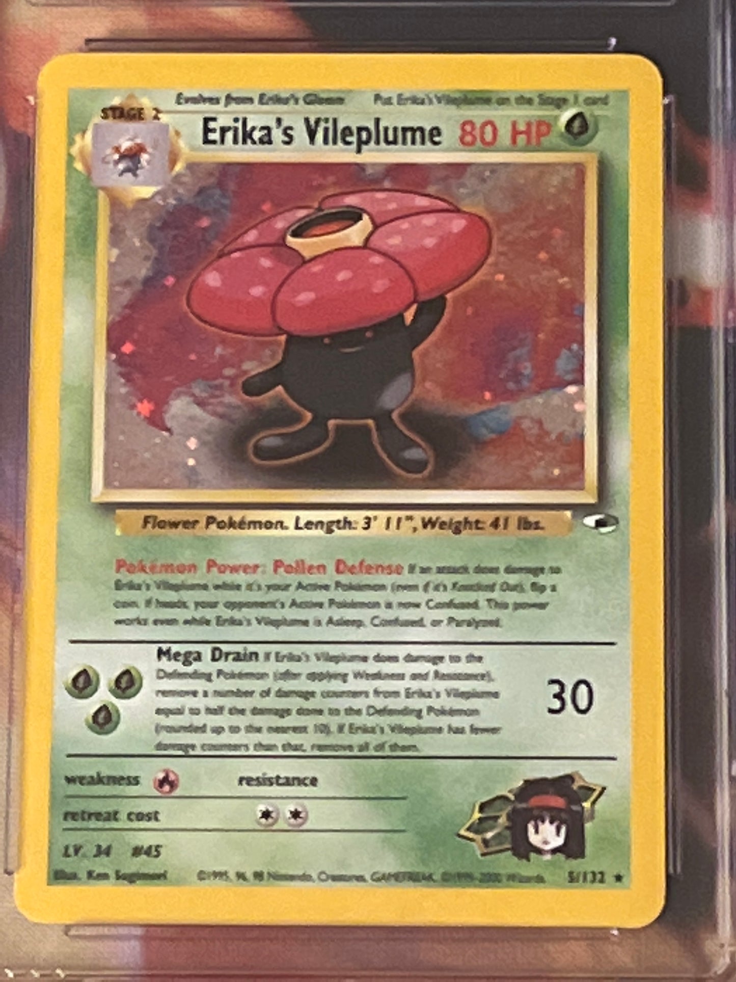 1999-2000 Pokemon Erika's Vileplume - Holo - Graded CGC 8 - #5