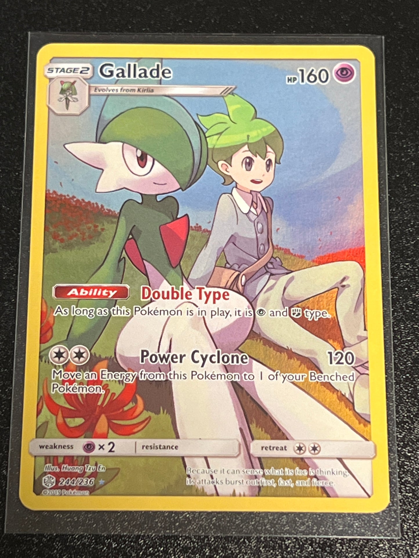 2019 Pokemon GALLADE - Holo - #244