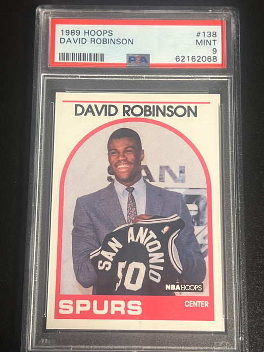 1989 Hoops DAVID ROBINSON - PSA 9 #138