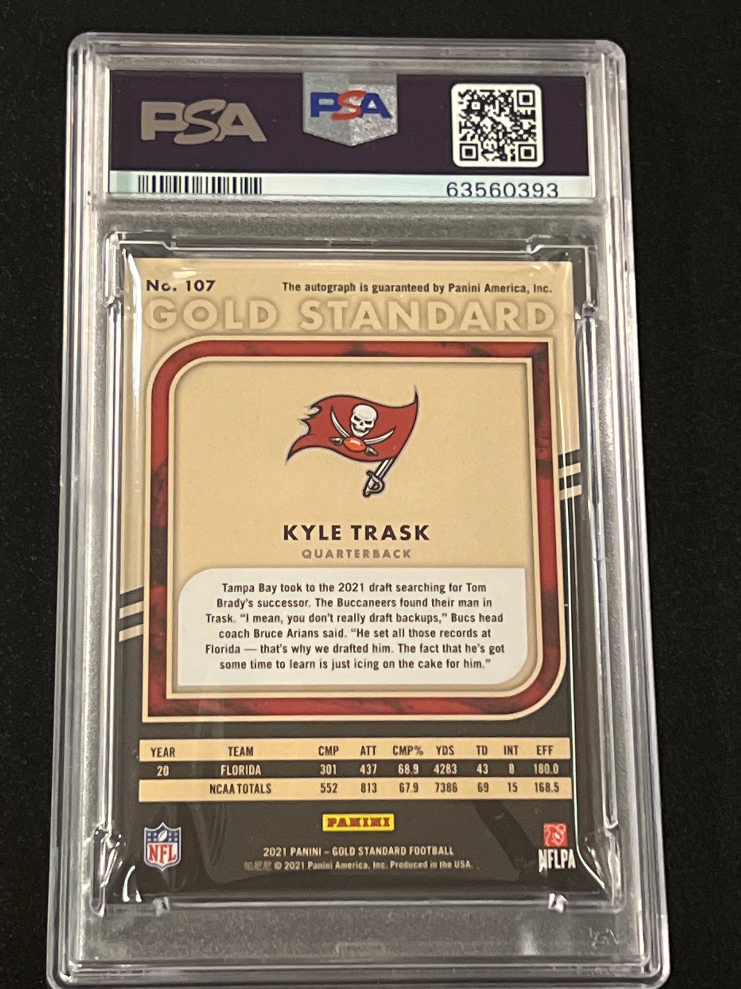 2021 Gold Standard - KYLE TRASK - Rookie Auto - EXMT 6 / AUTO 10