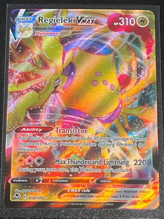 2022 Pokemon REGIELEKI VMAX - Holo - #058