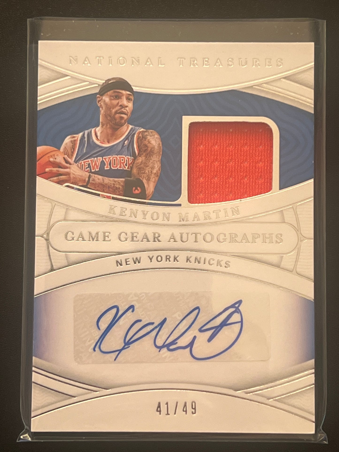 2021-2022 Panini Nat. Treas. KENYON MARTIN 41/49 #GGA-KYM