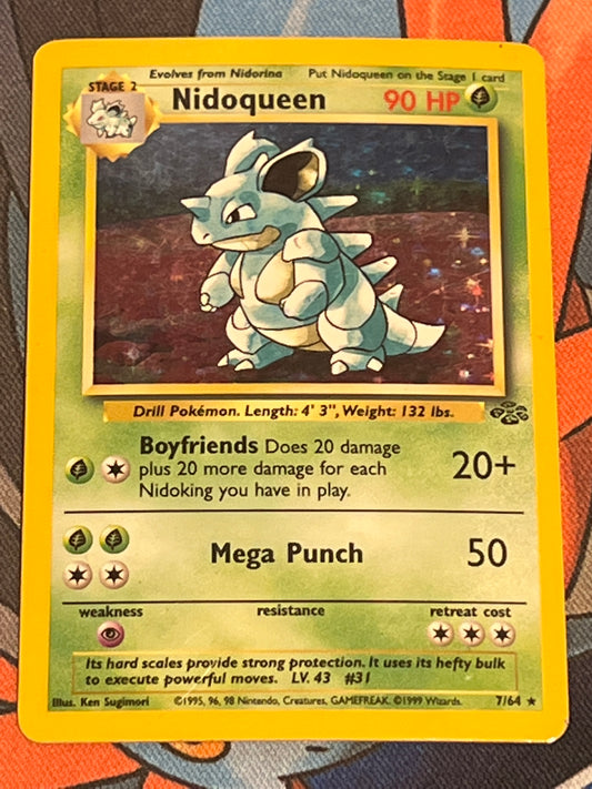 1999 Pokemon Nidoqueen - Holo Rare - #7