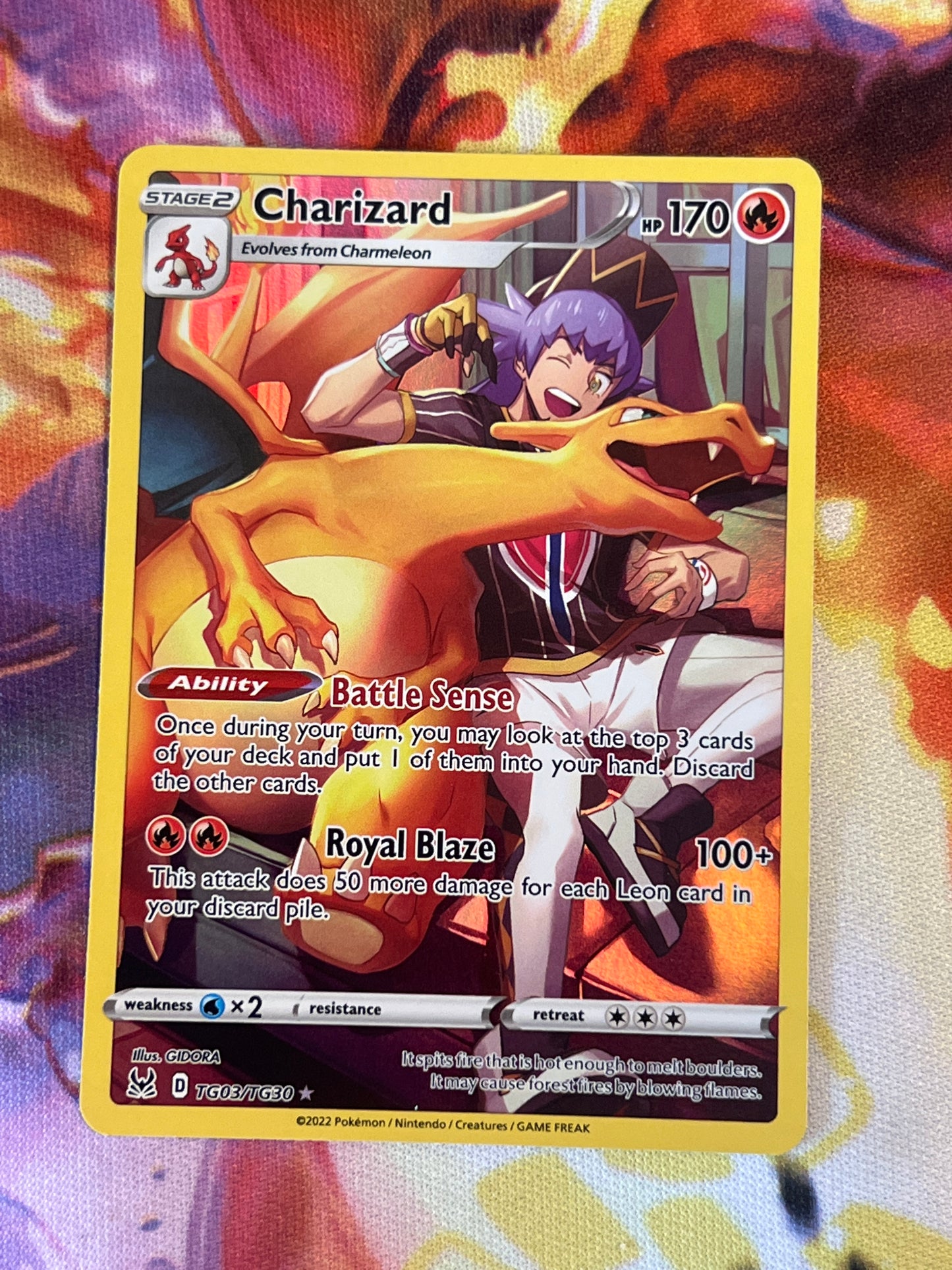 2022 Pokemon Charizard - Trainer Gallery - #TG03