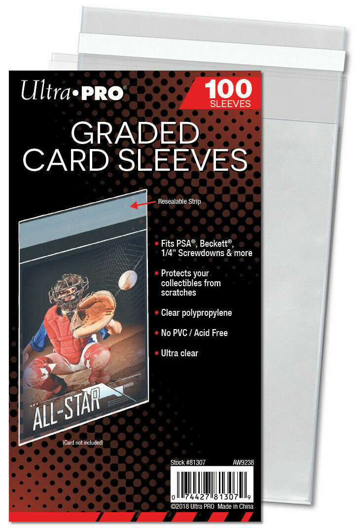 Ultra Pro - Graded Card Sleeves - 1 Pack (100 Sleeves)