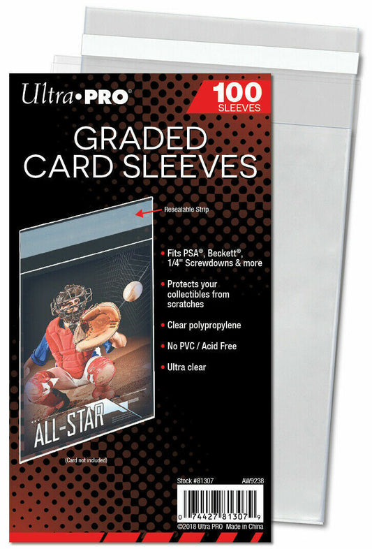 Ultra Pro - Graded Card Sleeves - 1 Pack (100 Sleeves)