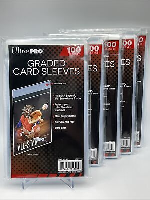 Ultra Pro - Graded Card Sleeves - 5 Packs (500 Sleeves)