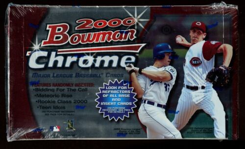 2000 Bowman Chrome - Major League Baseball Cards (24 packs)