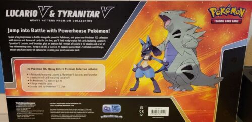 2022 Pokemon Lucario V & Tyranitar V Heavy Hitters Premium Collection (14 Packs)