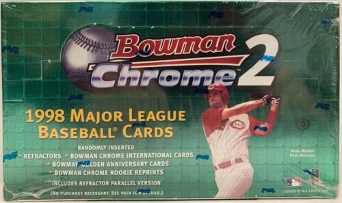 1998 Bowman Chrome 2 - Major League Baseball Cards (24 packs)