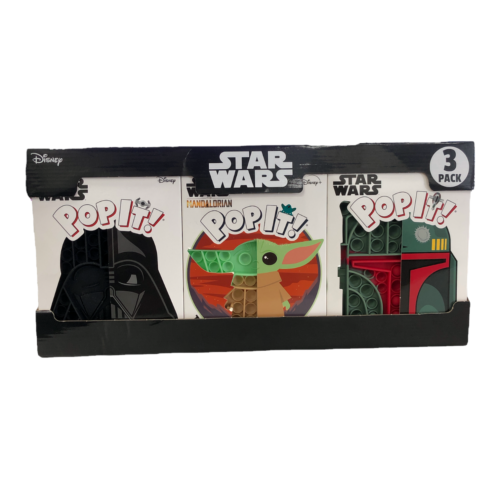 POP IT! Star Wars 3 Pack - Grogu / Vader / Boba Fett