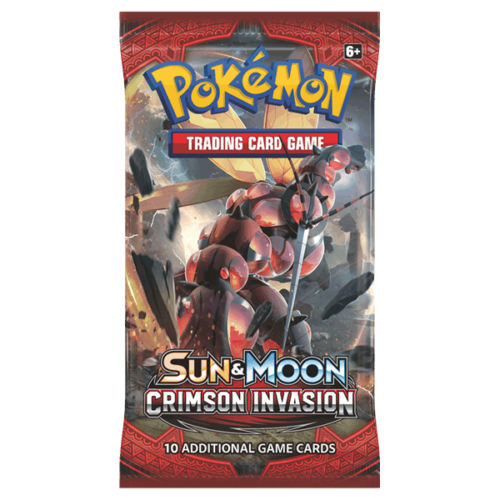 Pokemon Sun & Moon: CRIMSON INVASION (1 Pack)