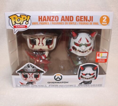 Funko Pop! HANZO AND GENJI - Overwatch - Vaulted - 2 Pack