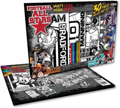 NFLPA - Football All Star 30-Piece Velvet Art Set