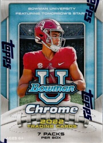 2022 Topps U Bowman Football  - 7 Packs