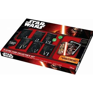 Star Wars Playing Card Collector Set (7 Card Decks, 5 Dice)