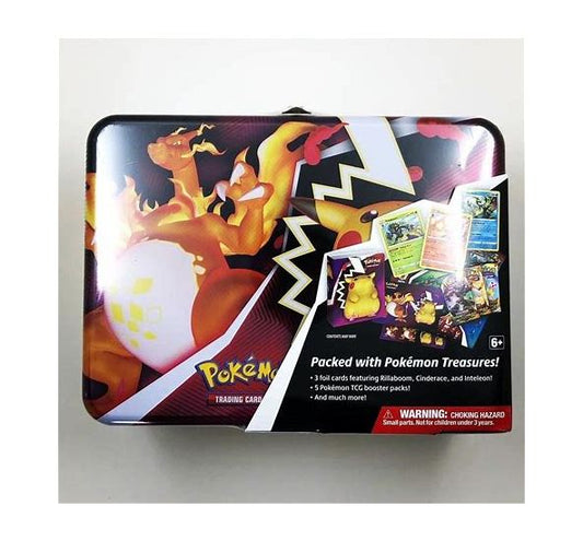 Pokemon Treasure Chest (Charizard and Pikachu Lunch Box Tin)