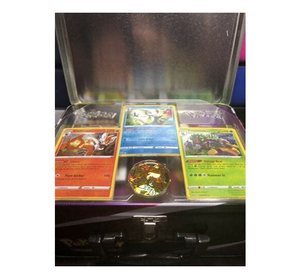 Pokemon Treasure Chest (Charizard and Pikachu Lunch Box Tin)